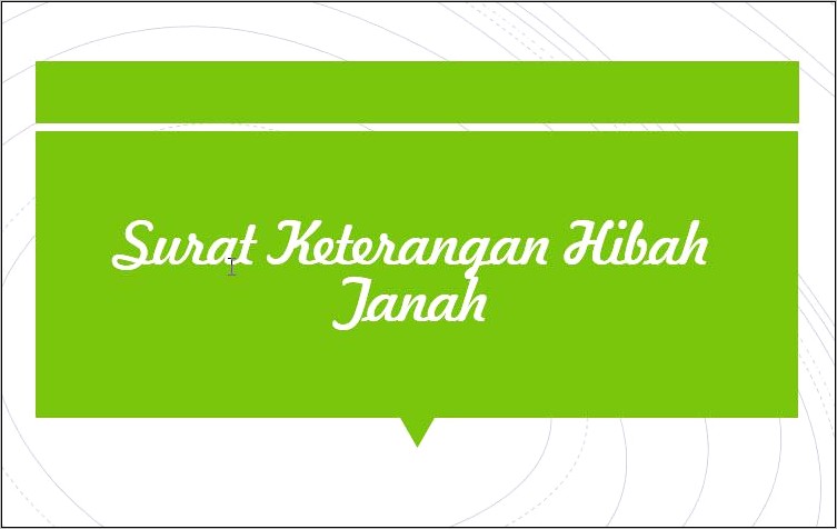 Contoh Surat Keterangan Tanah Dari Kepala Desa Word