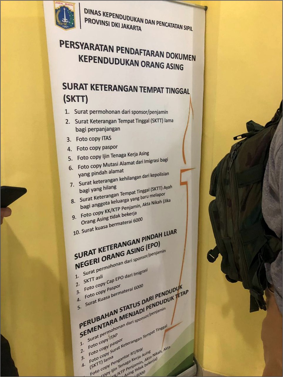 Contoh Surat Keterangan Tempat Tinggal Sementara Untuk Wna