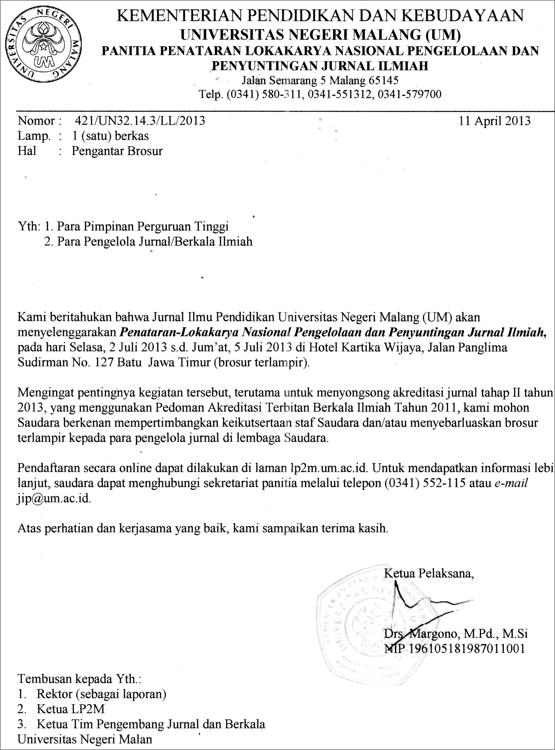Contoh Surat Keterangan Terbit Jurnal