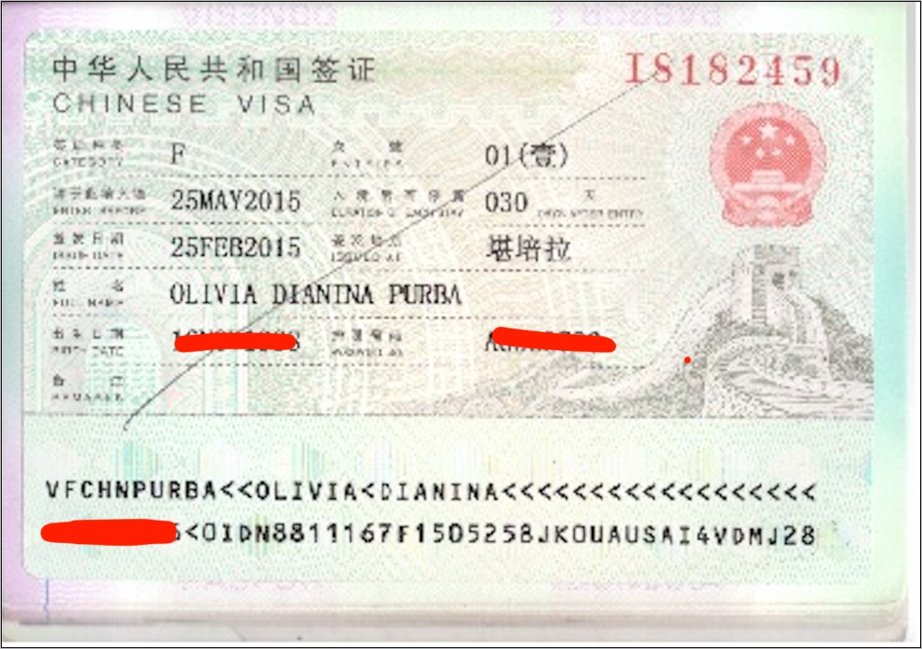 Contoh Surat Keterangan Untuk Visa China