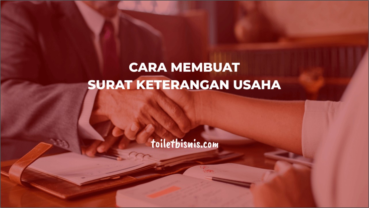 Contoh Surat Keterangan Usaha Lain