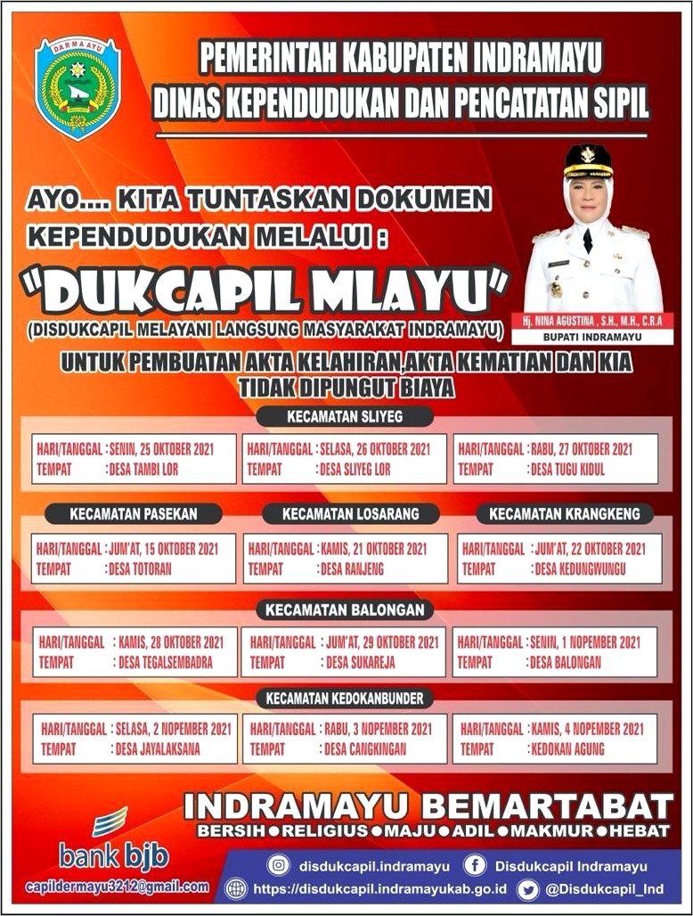 Contoh Surat Keterangan Yang Dikeluarkan Olek Disdukcapil Indramayu