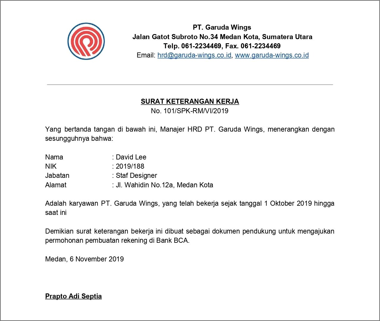 Contoh Surat Pengantar Permohonan Alat Dan Barang