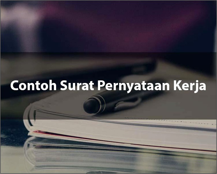 Contoh Surat Perjanjian Dengan Pasangan Tidak Melakukan Kesalahan