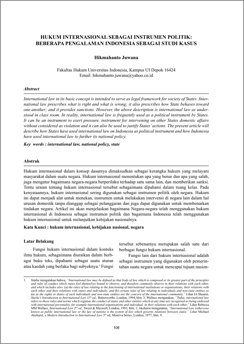 Contoh Surat Perjanjian Internasional Antar Negara Pdf