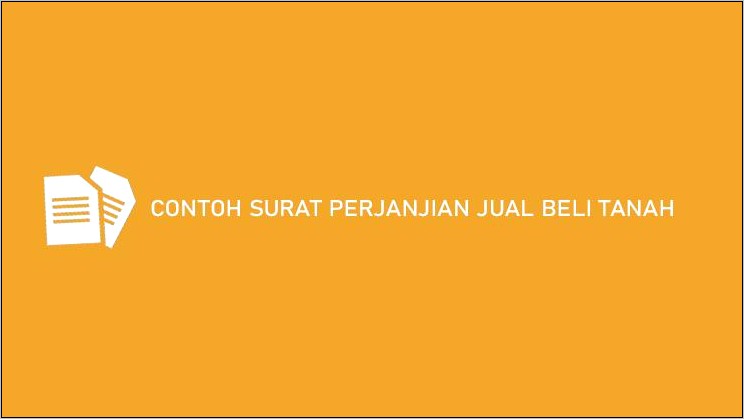 Contoh Surat Perjanjian Jual Beli Pulau