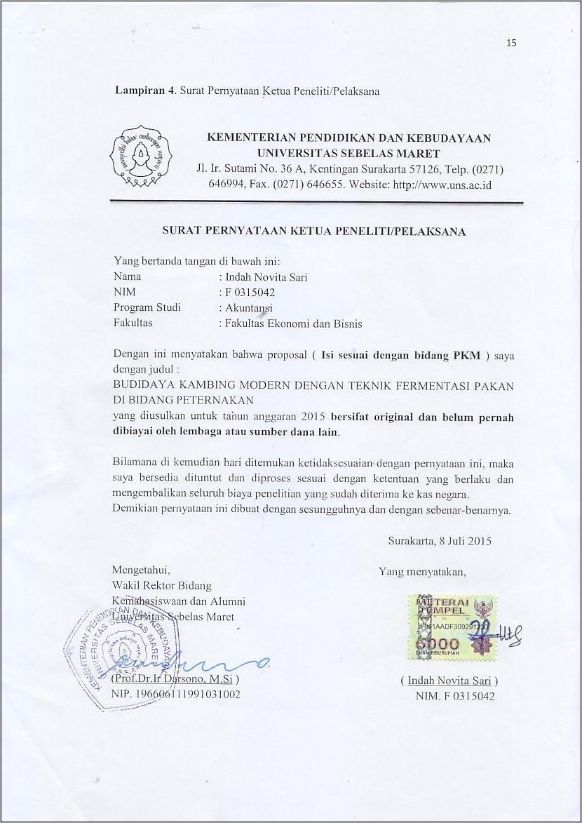 Contoh Surat Perjanjian Kerjasama Peternakan Kambing