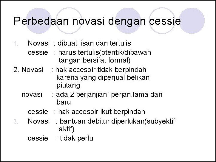 Contoh Surat Perjanjian Novasi - Surat Perjanjian : Desain Contoh Surat