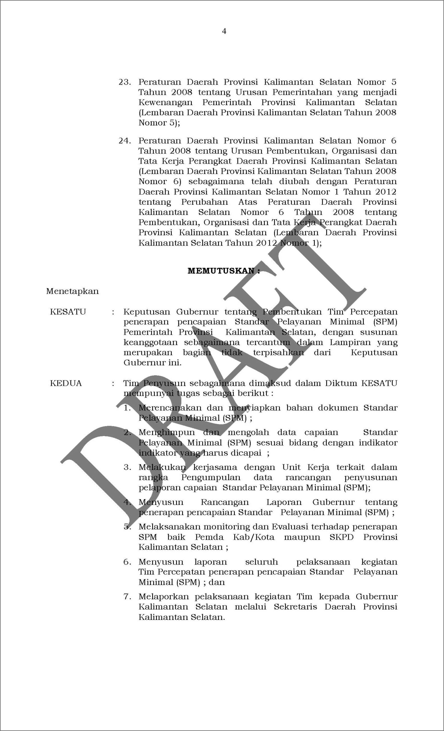 Contoh Surat Perjanjian Swakelola