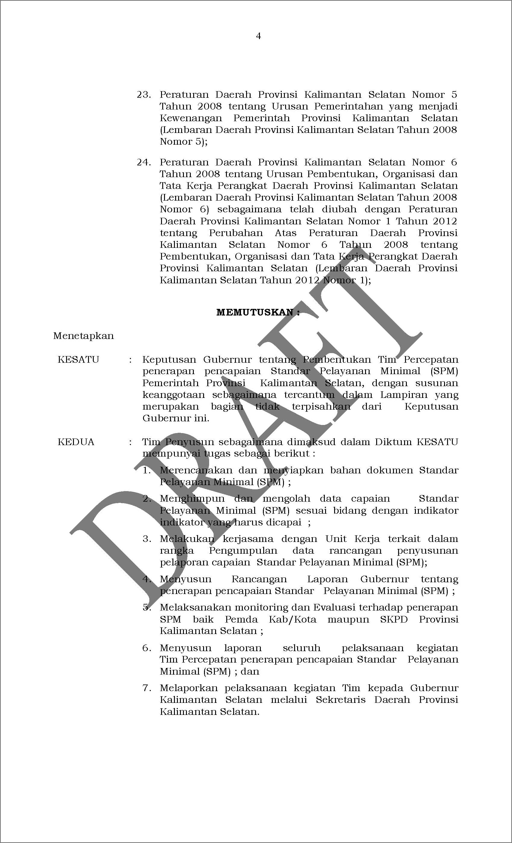 Contoh Surat Perjanjian Swakelola