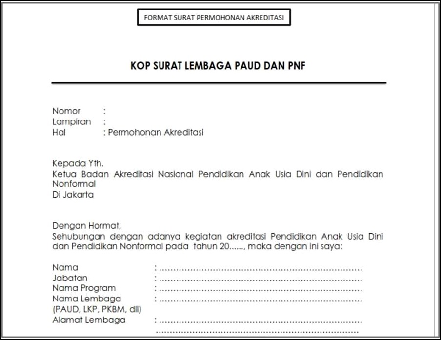 Contoh Surat Permohonan Akreditasi 209