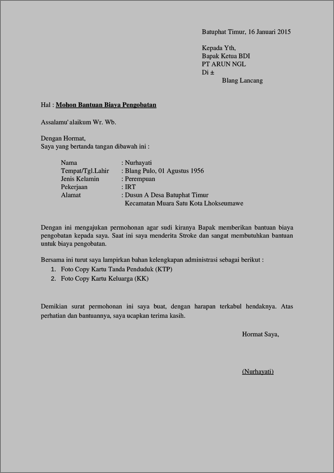 Contoh Surat Permohonan Penambahan Anggaran Surat Permohonan Desain