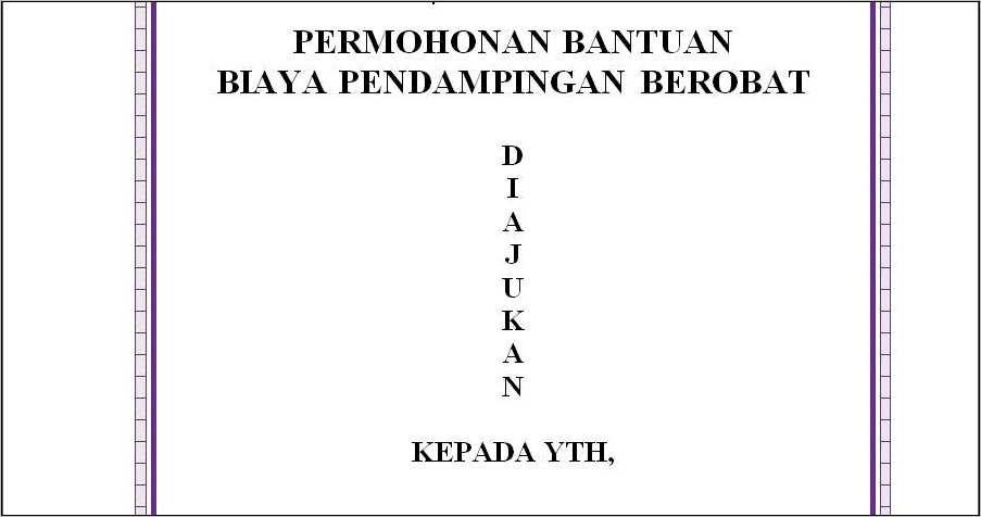 Contoh Surat Permohonan Bantuan Rumah Kepada Bupati