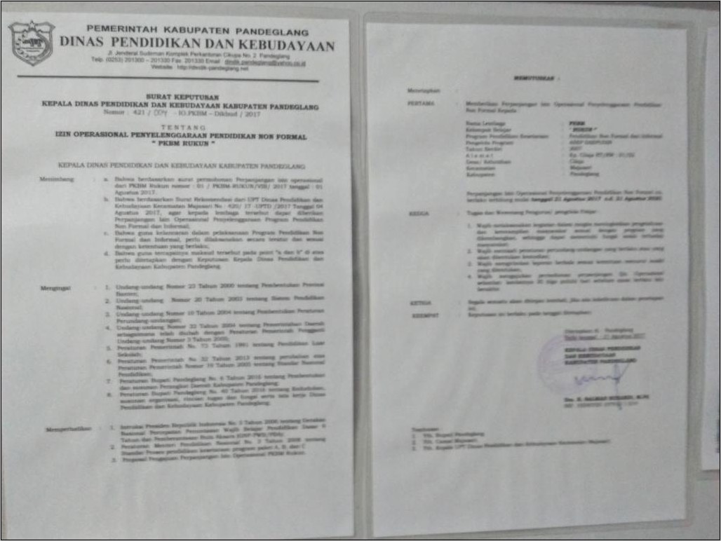 Contoh Surat Permohonan Bantuan Tenaga Teknisi Dari Luar Unbk Mts