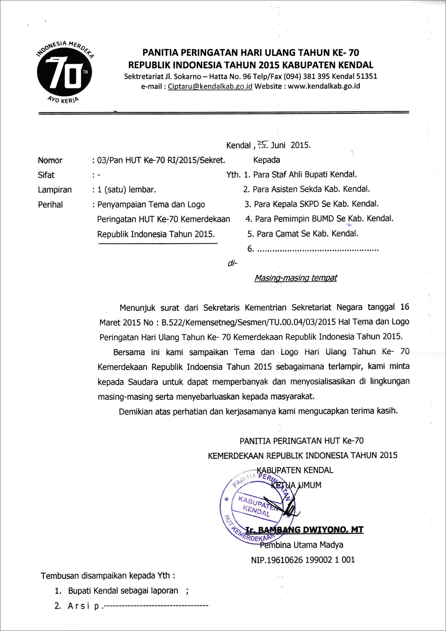 Contoh Surat Permohonan Dana Diklat Ke Pemimpin