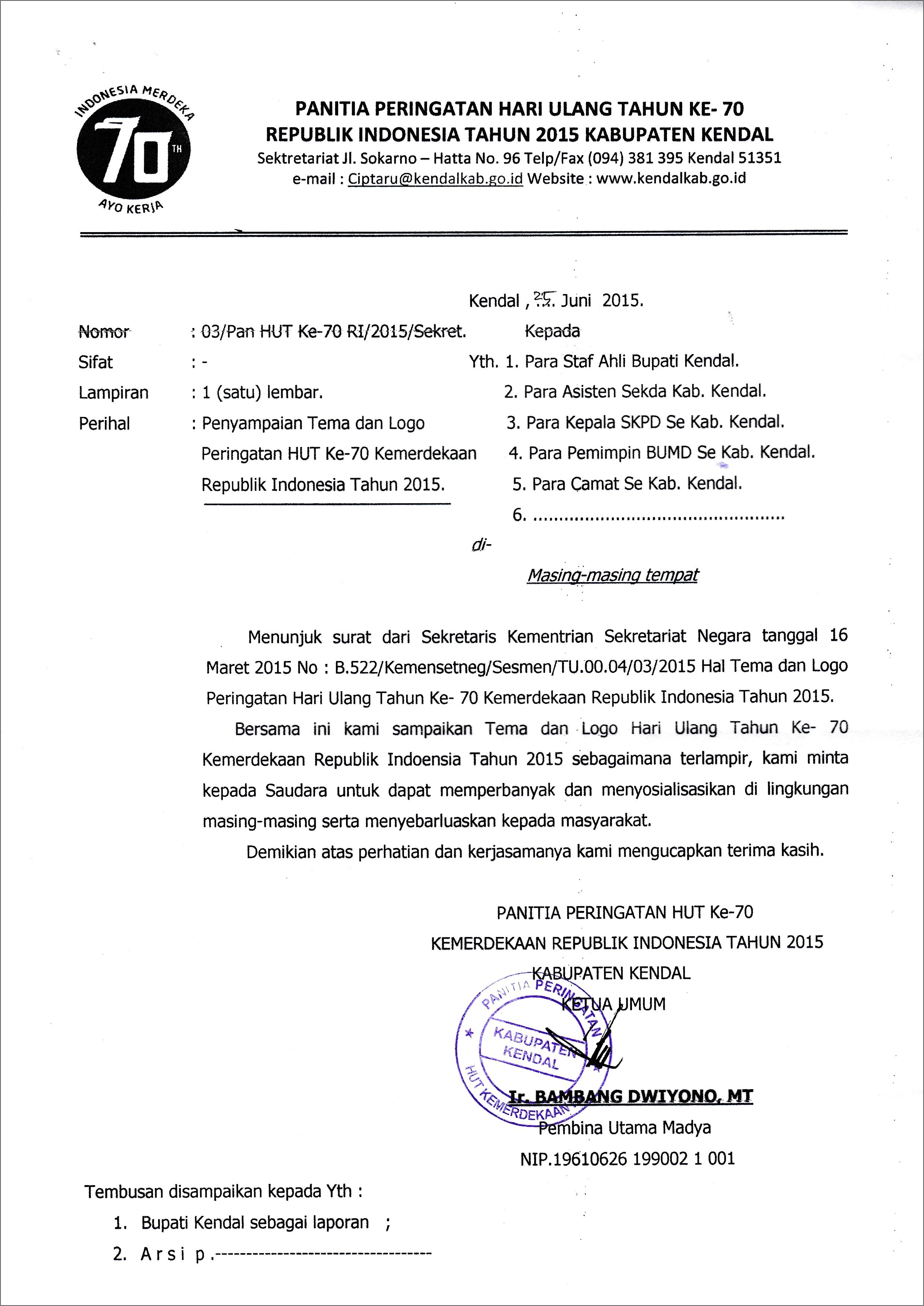 Contoh Surat Permohonan Dana Diklat Ke Pemimpin