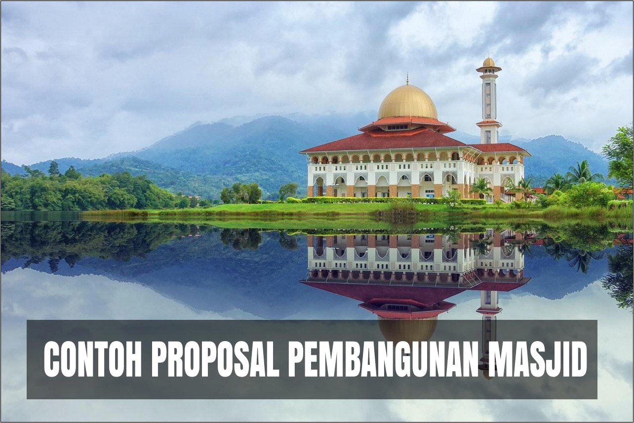Contoh Surat Permohonan Dana Pembangunan Mesjid Ke Warga