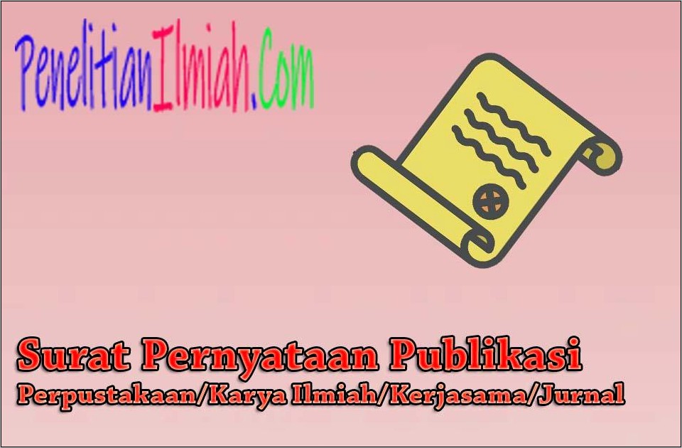 Contoh Surat Permohonan Dana Publikasi Jurnal Internasional