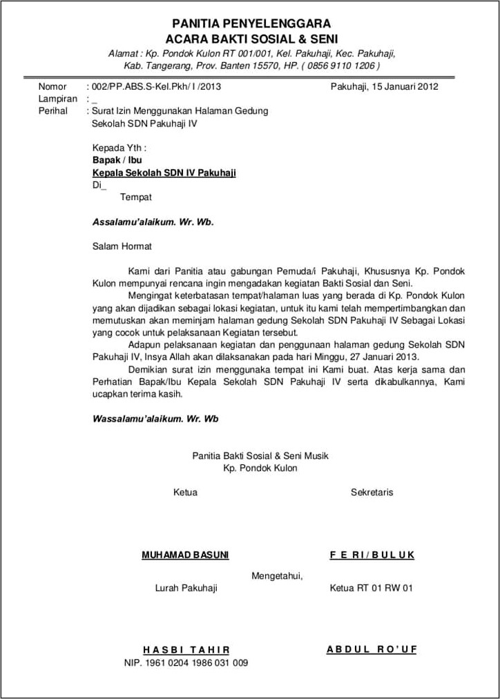 Contoh Surat Permohonan Dinas Ke Pmptsp