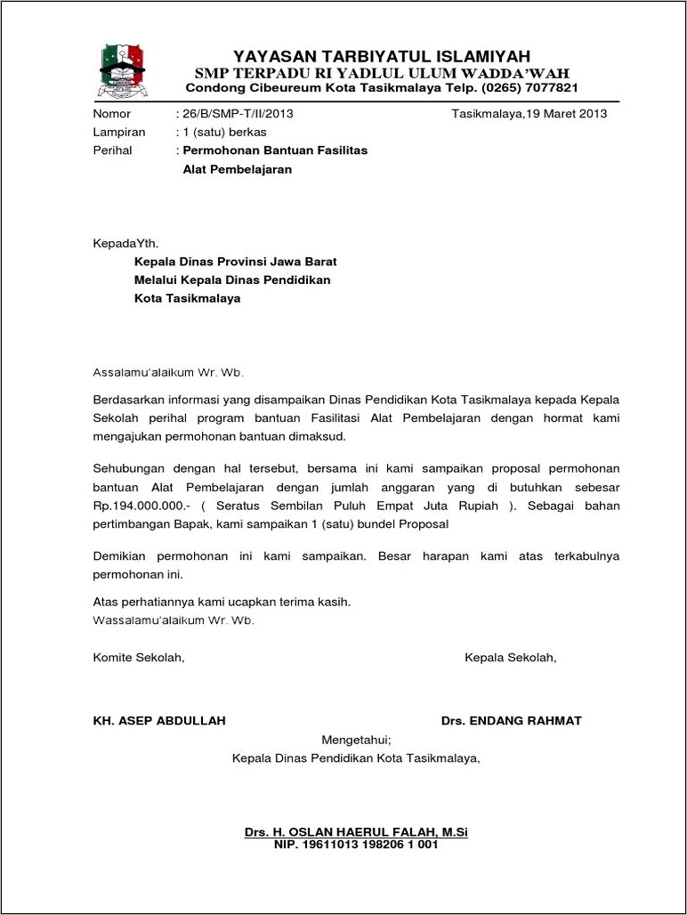 Contoh Surat Permohonan Fasilitasi Mediasi Ke Bpn Surat Permohonan