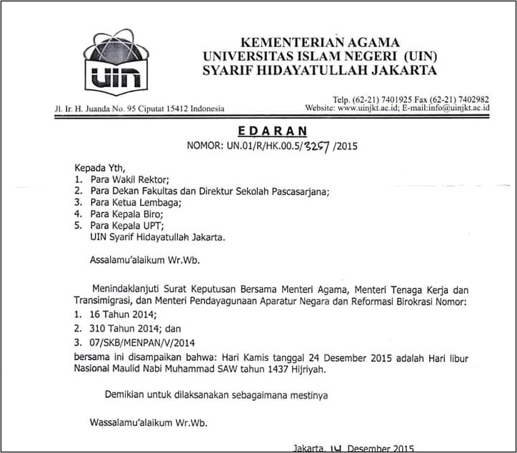 Contoh Surat Permohonan Gabung Un