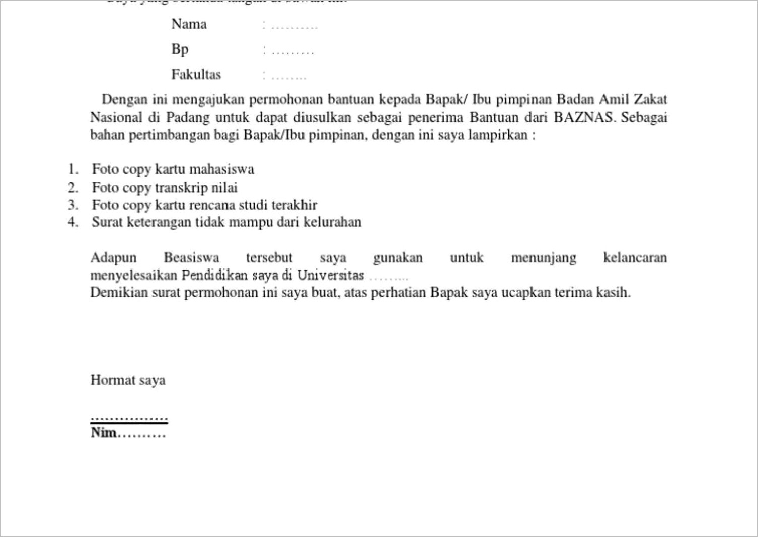 Contoh Surat Permohonan Hibah Gedung Ke Kemenag