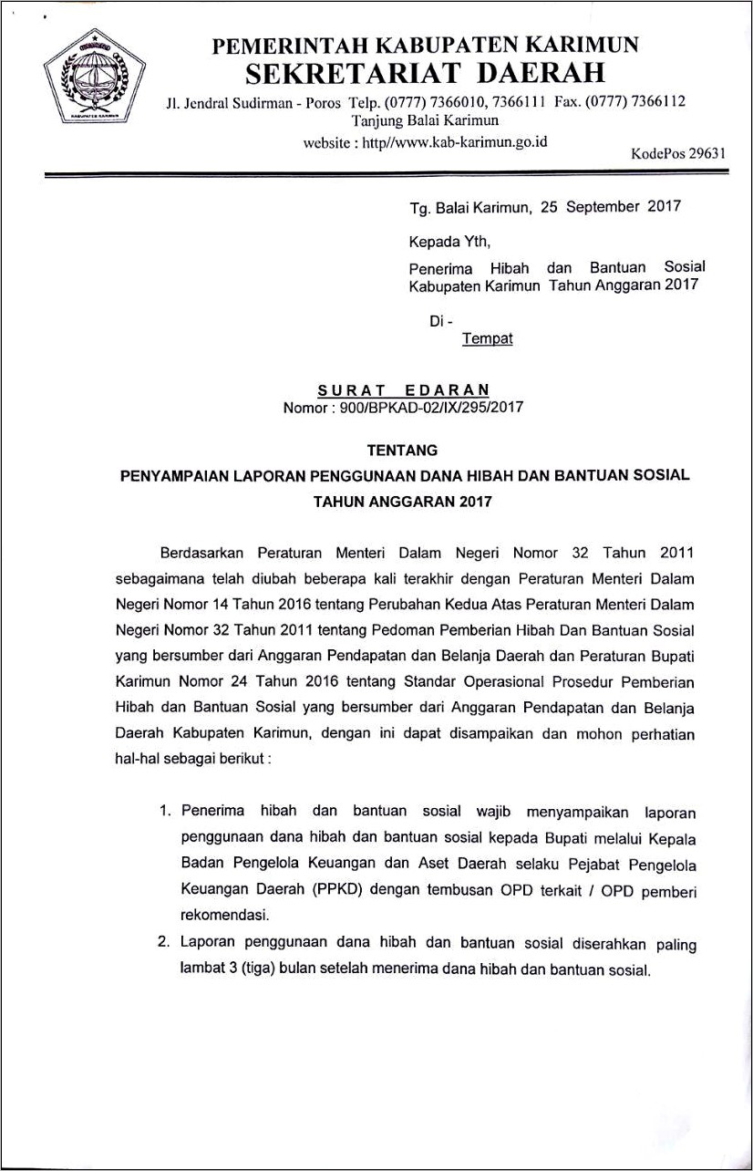 Contoh Surat Permohonan Hibah Kendaraan  Surat permohonan  Desain