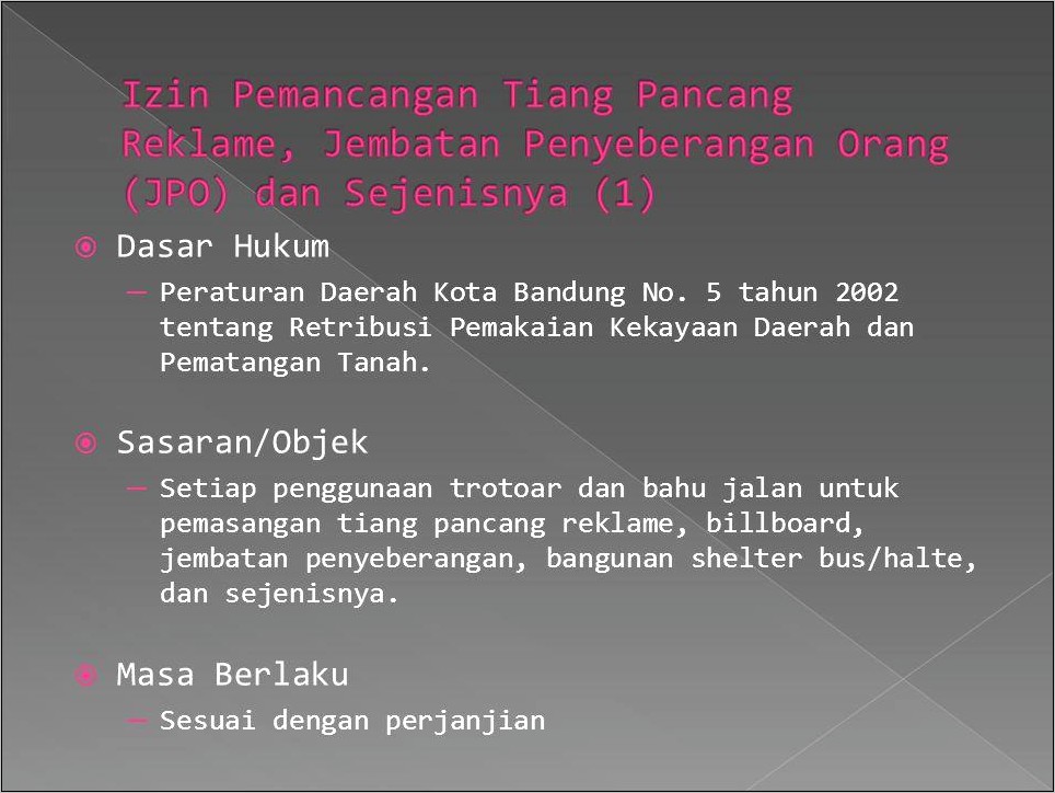 Contoh Surat Permohonan Ijin Bongkar Trotoar