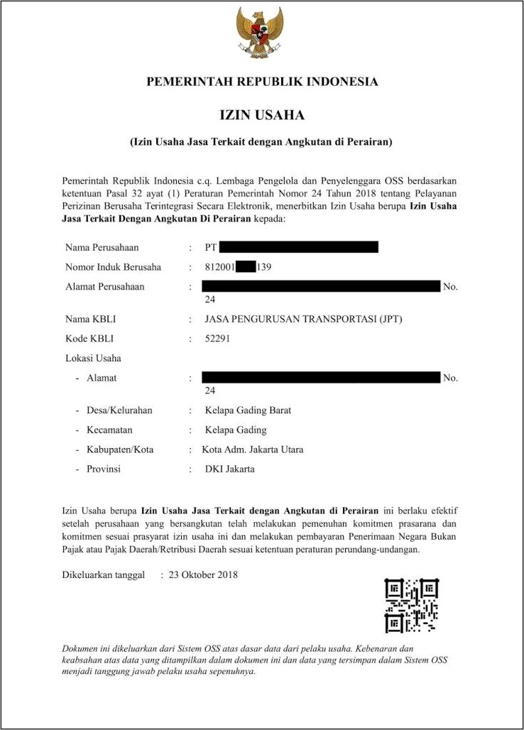 Contoh Surat Permohonan Izin Usaha Perkebunan