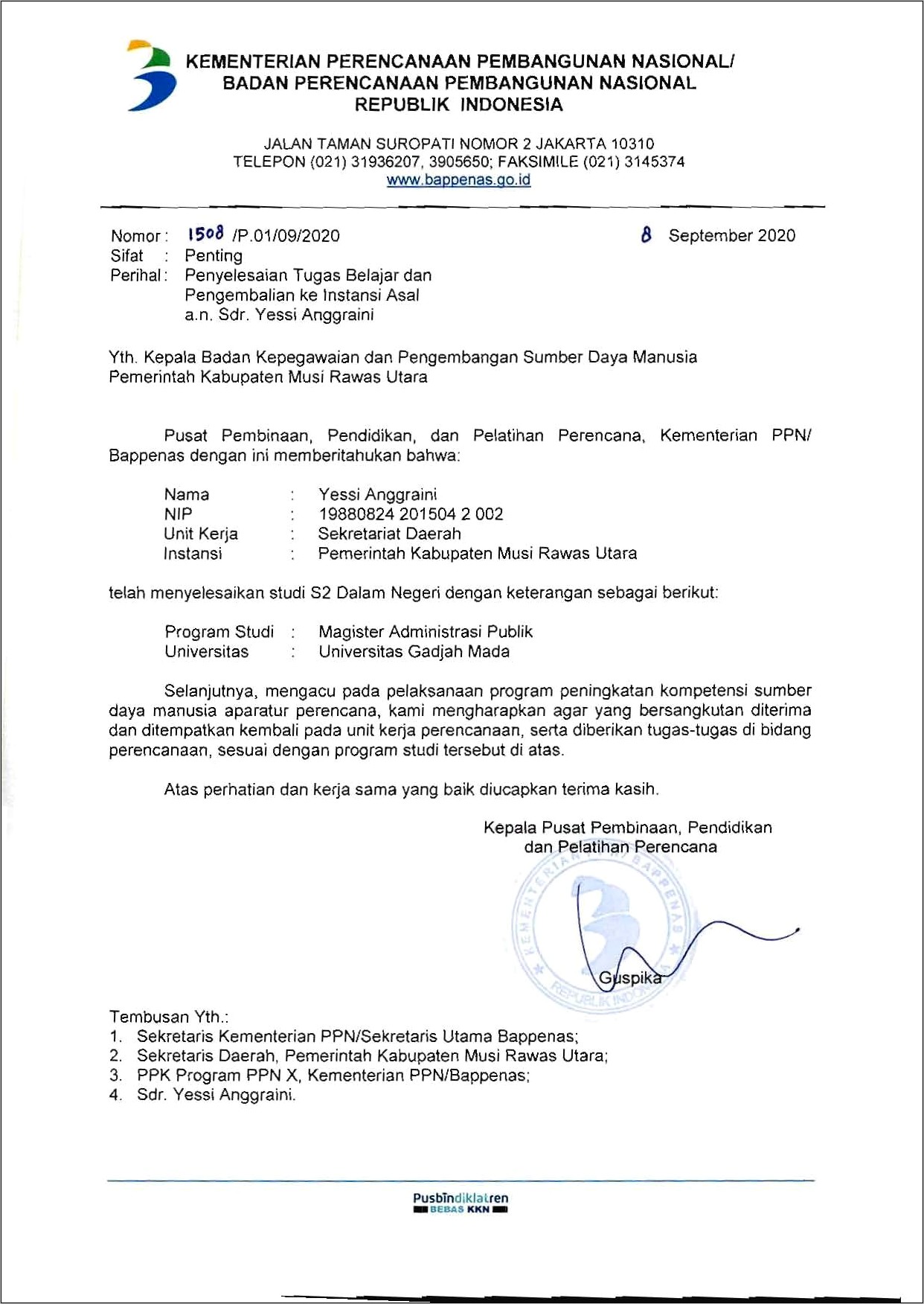 Contoh Surat Permohonan Kembali Mengajar
