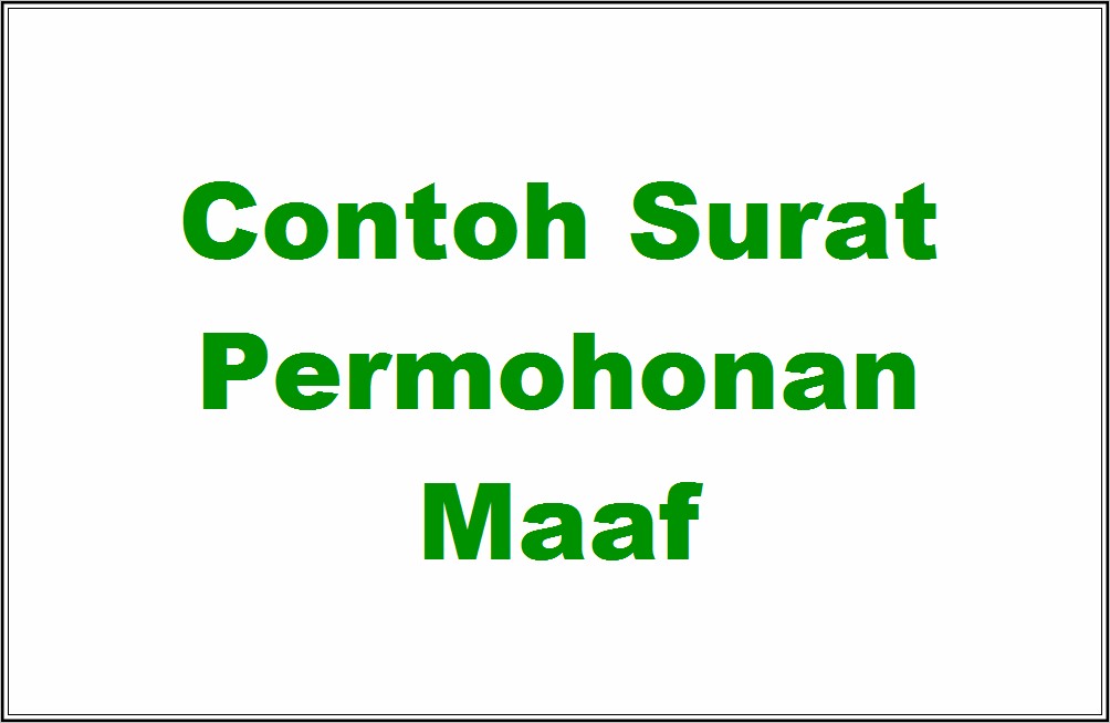 Contoh Surat Permohonan Maaf Antar Perusahaan