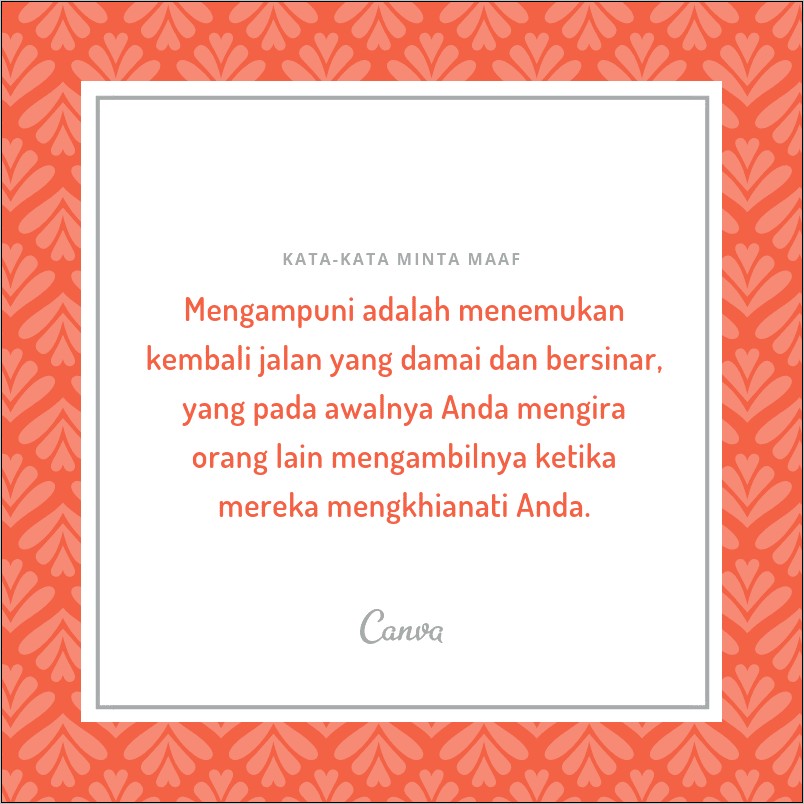 Contoh Surat Permohonan Maaf Panjang