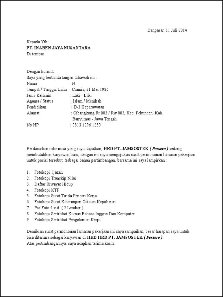Contoh Surat Permohonan Menyetujui Surat Kesalahan Penulisan Ijazah
