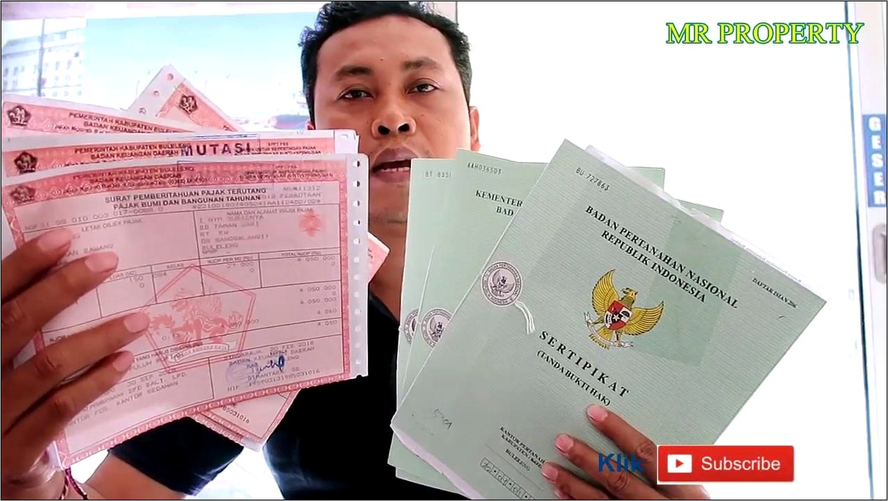 Contoh Surat Permohonan Mutasi Pbb Wilayah Serpong