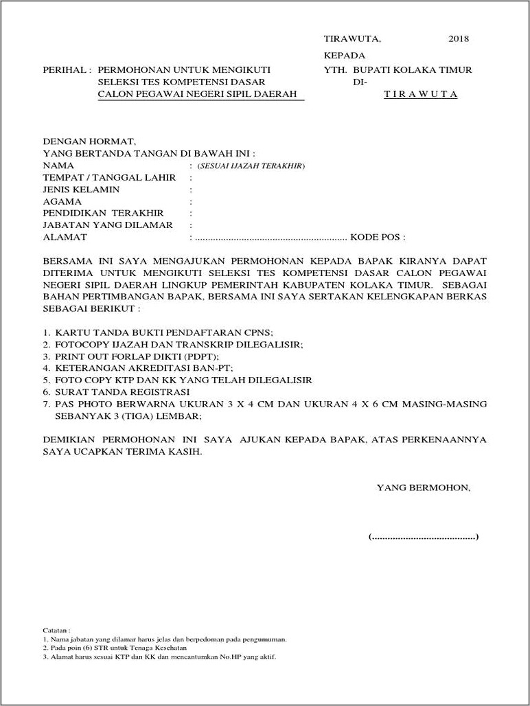 Contoh Surat Permohonan Pdpt Ke Dikti