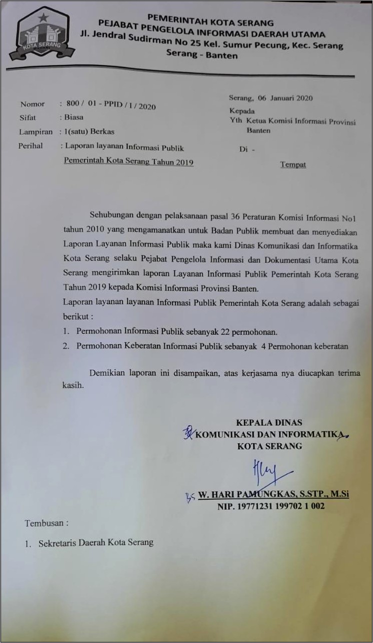 Contoh Surat Permohonan Pejabat Pengadaan Barang