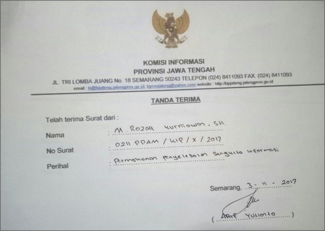 Contoh Surat Permohonan Pemasangan Pdam Untuk Perumahan