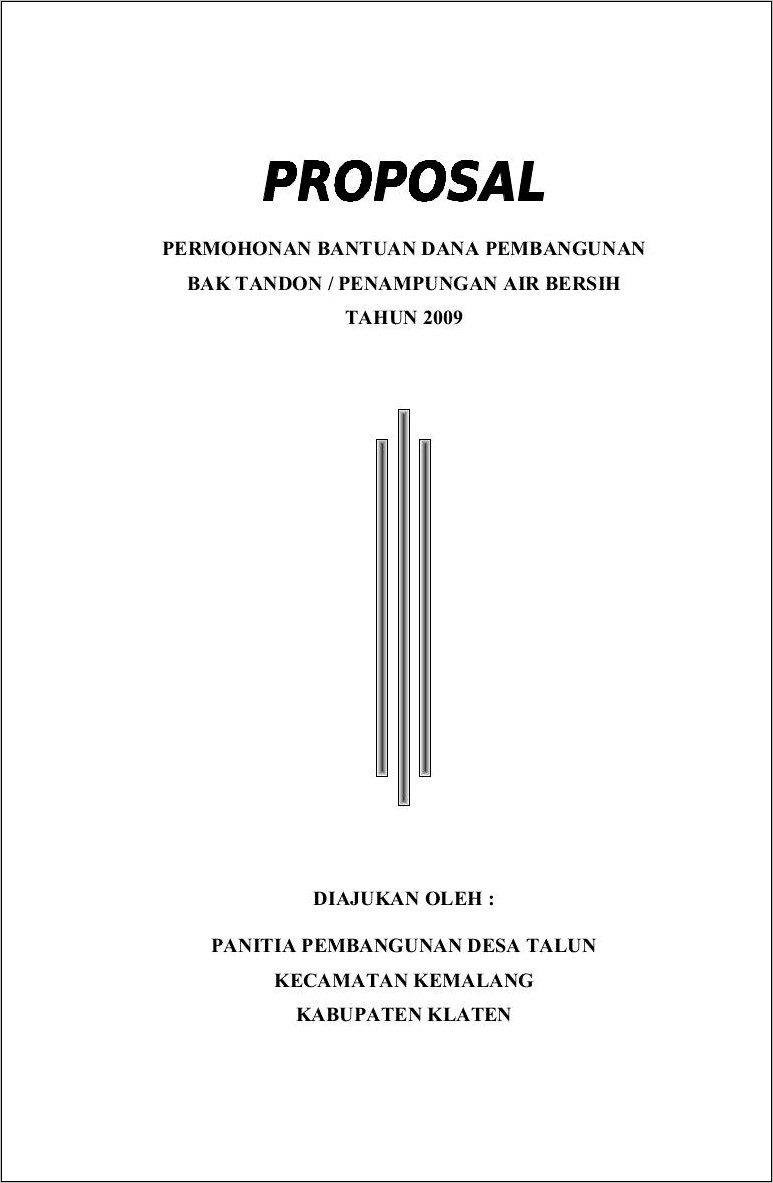 Contoh Surat Permohonan Pembangunan Desa