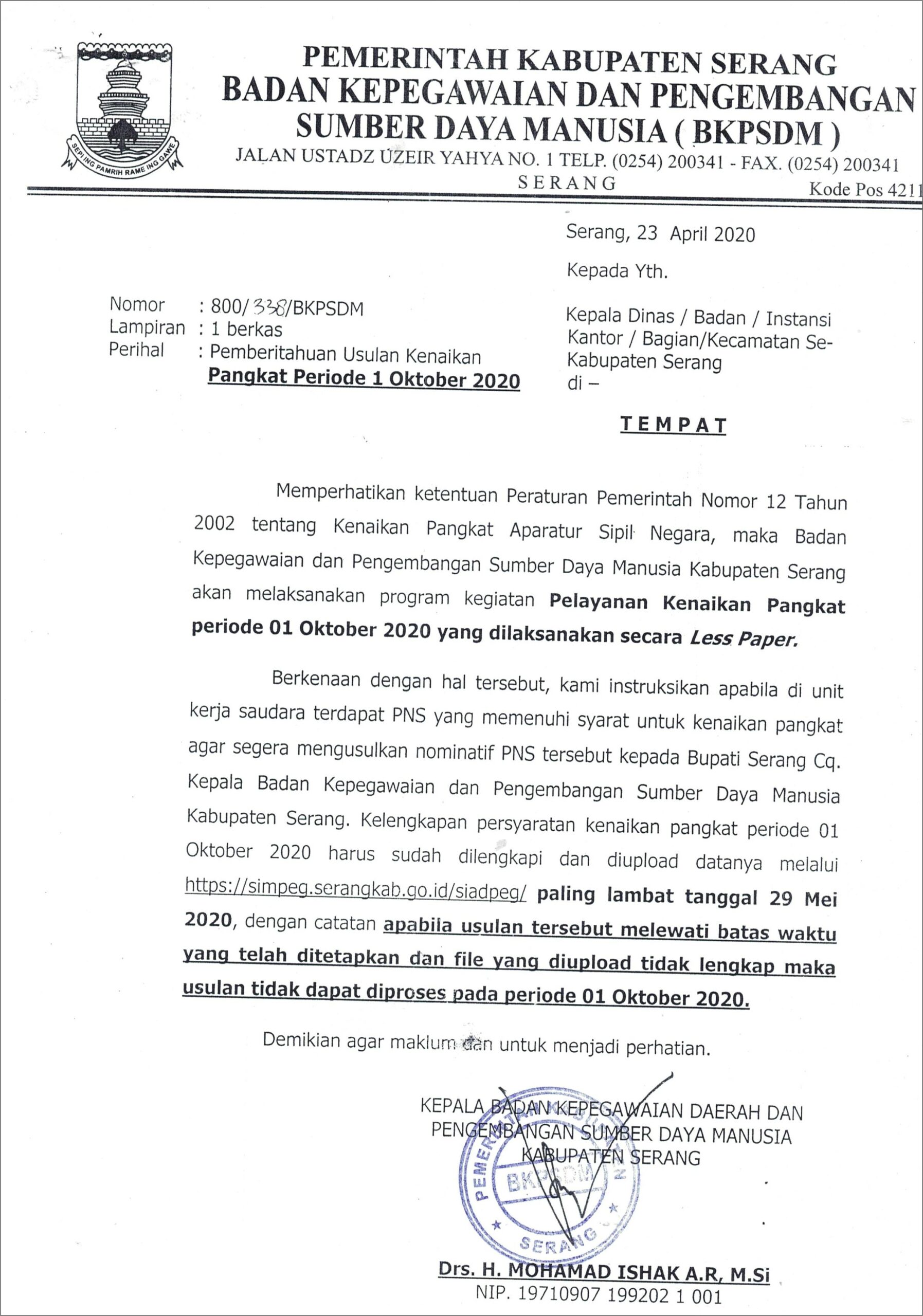 Contoh Surat Permohonan Pembatalan Cek