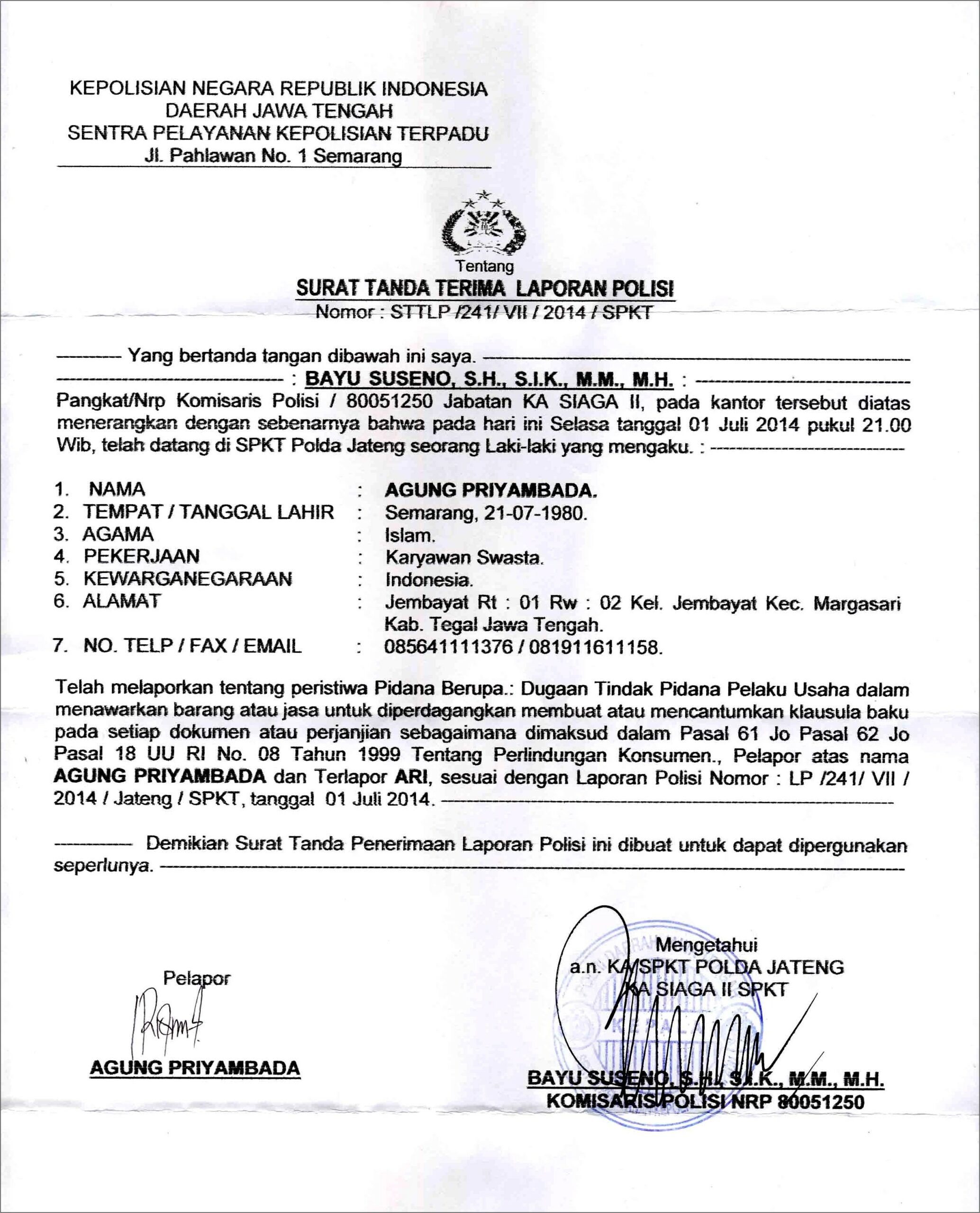 Contoh Surat Permohonan Pembatalan Lelang Ke Kpknl