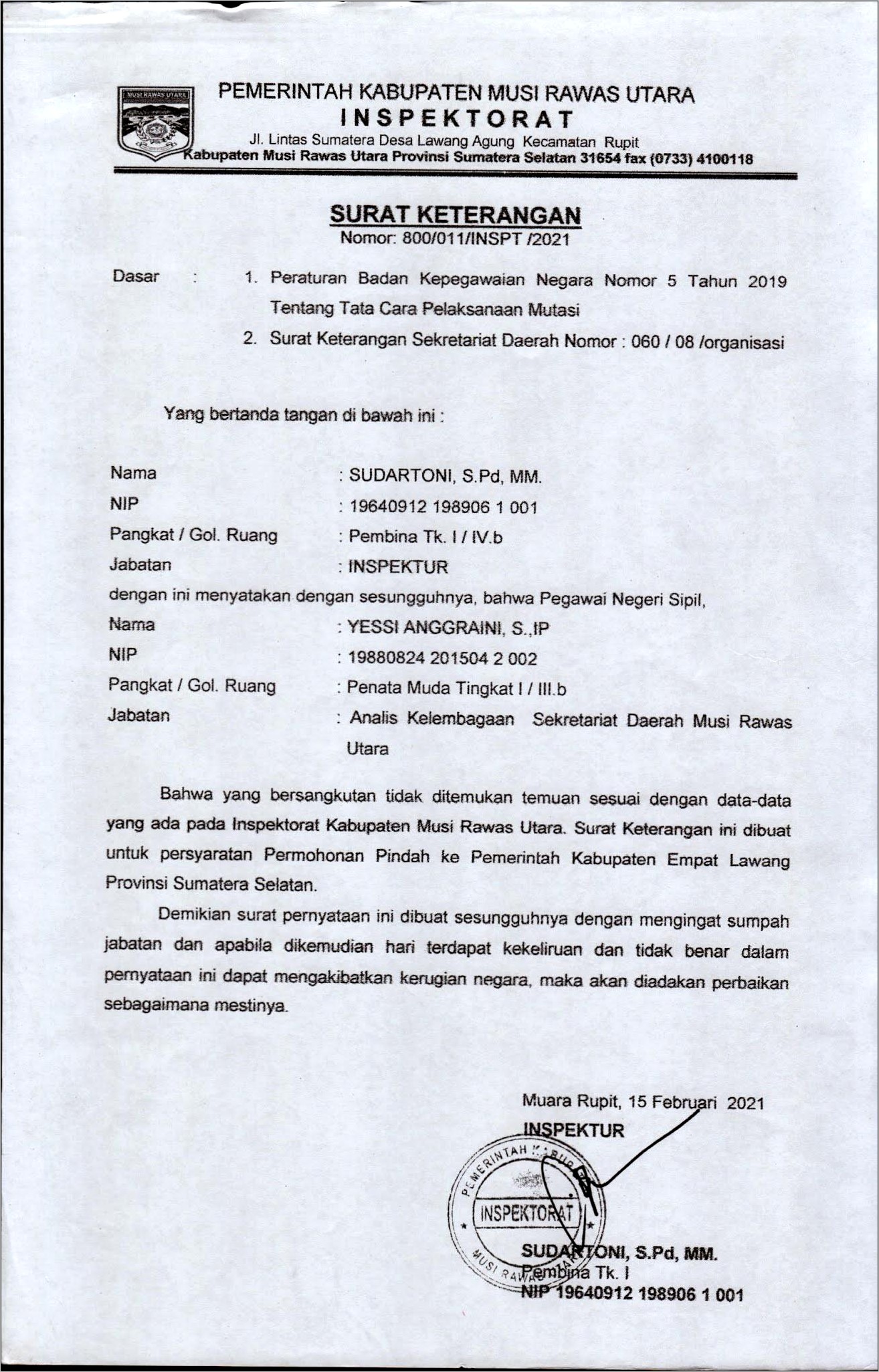 Contoh Surat Permohonan Pemeriksaan Air