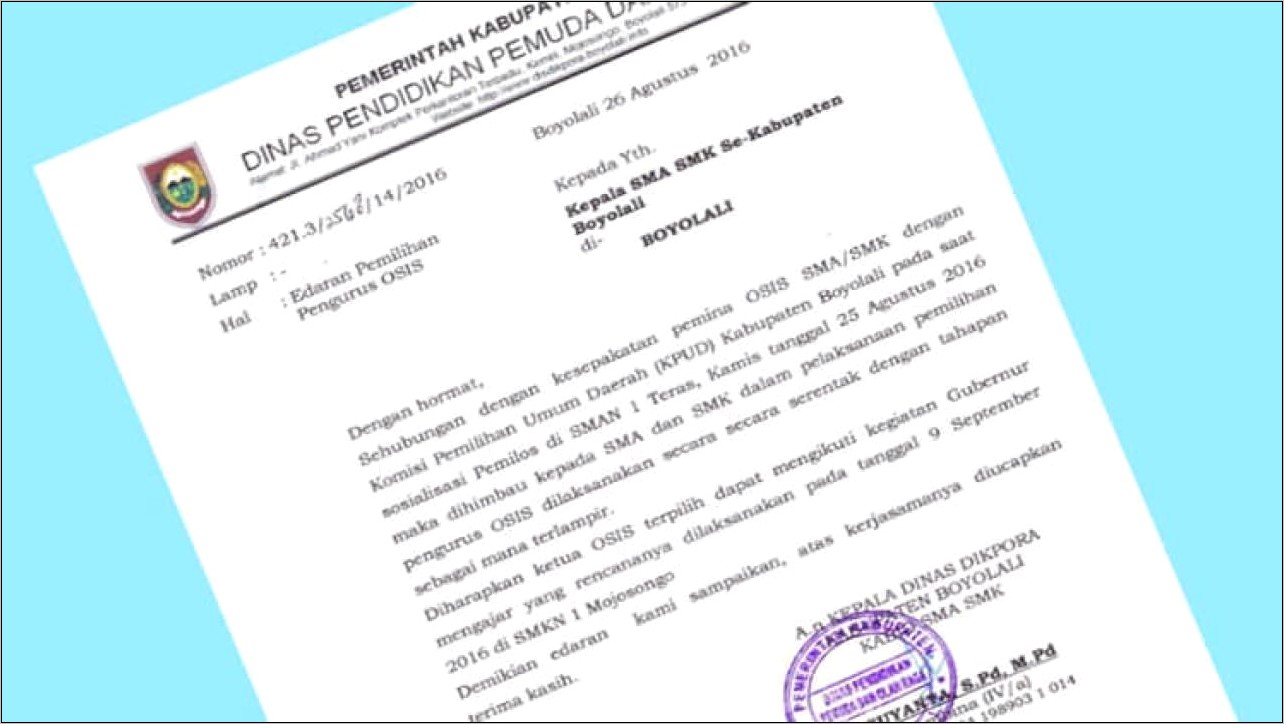 Contoh Surat Permohonan Penawaran Hotel