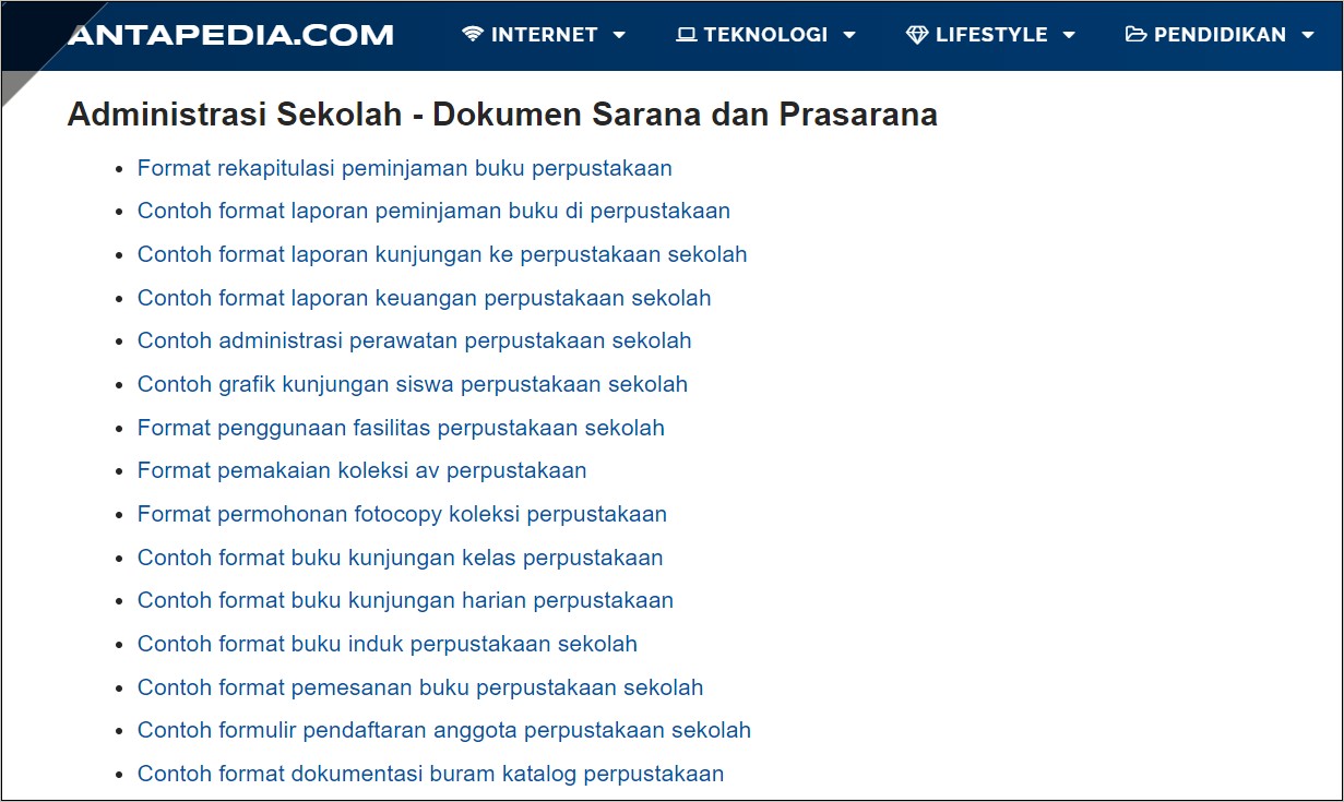 Contoh Surat Permohonan Pengadaan Sarana Dan Prasarana Sekolah