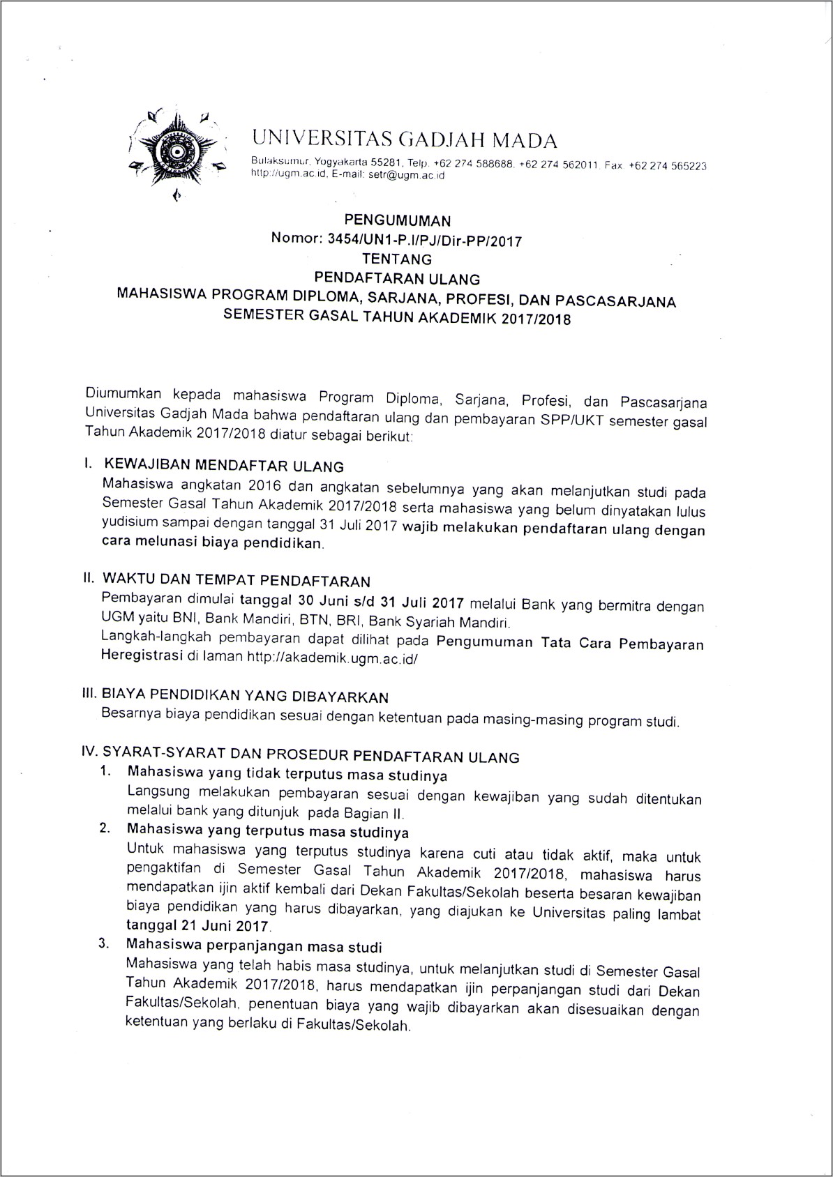 Contoh Surat Permohonan Pengajuan Keringanan Ukt