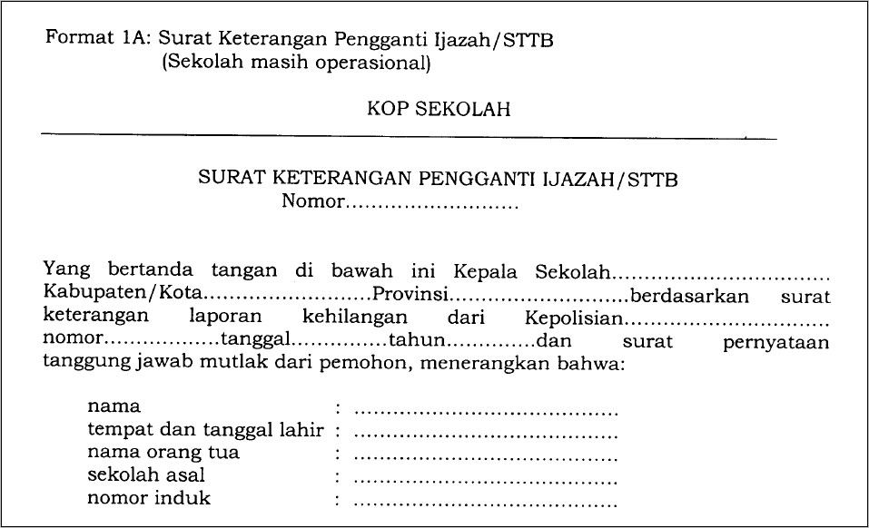 Surat Permohonan Pengambilan Blanko Ijazah Image Vrogue Co