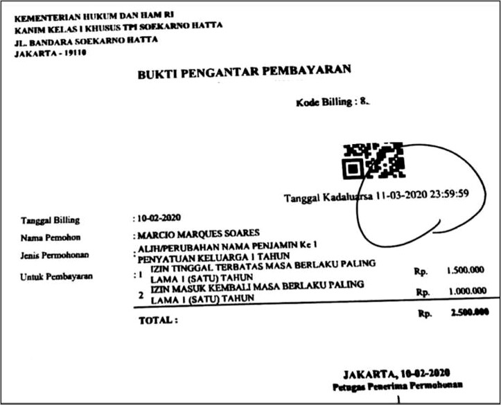 Contoh Surat Permohonan Perpanjangan Visa