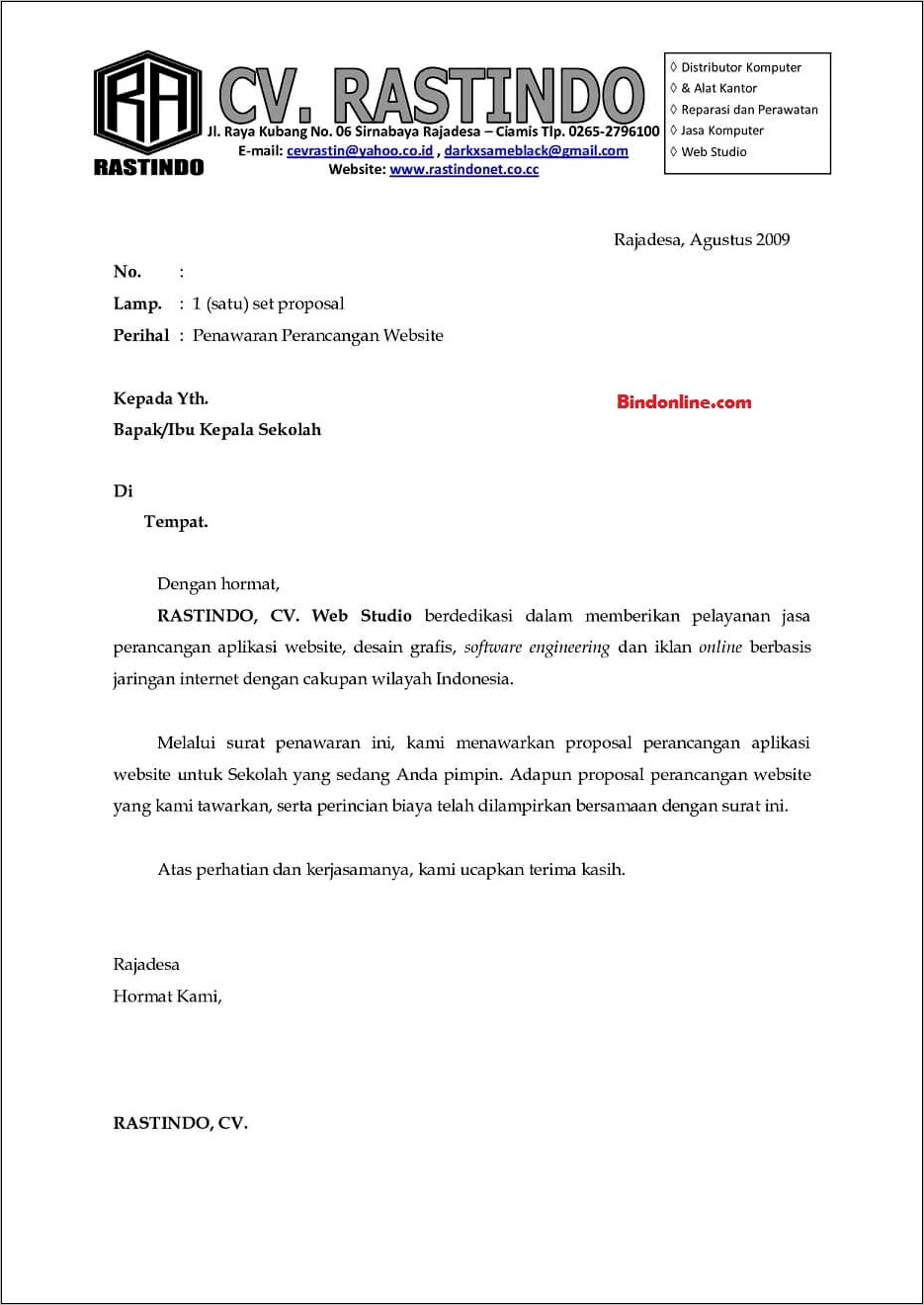 Contoh Surat Permohonan Resmi Surat Permohonan Desain Contoh Surat