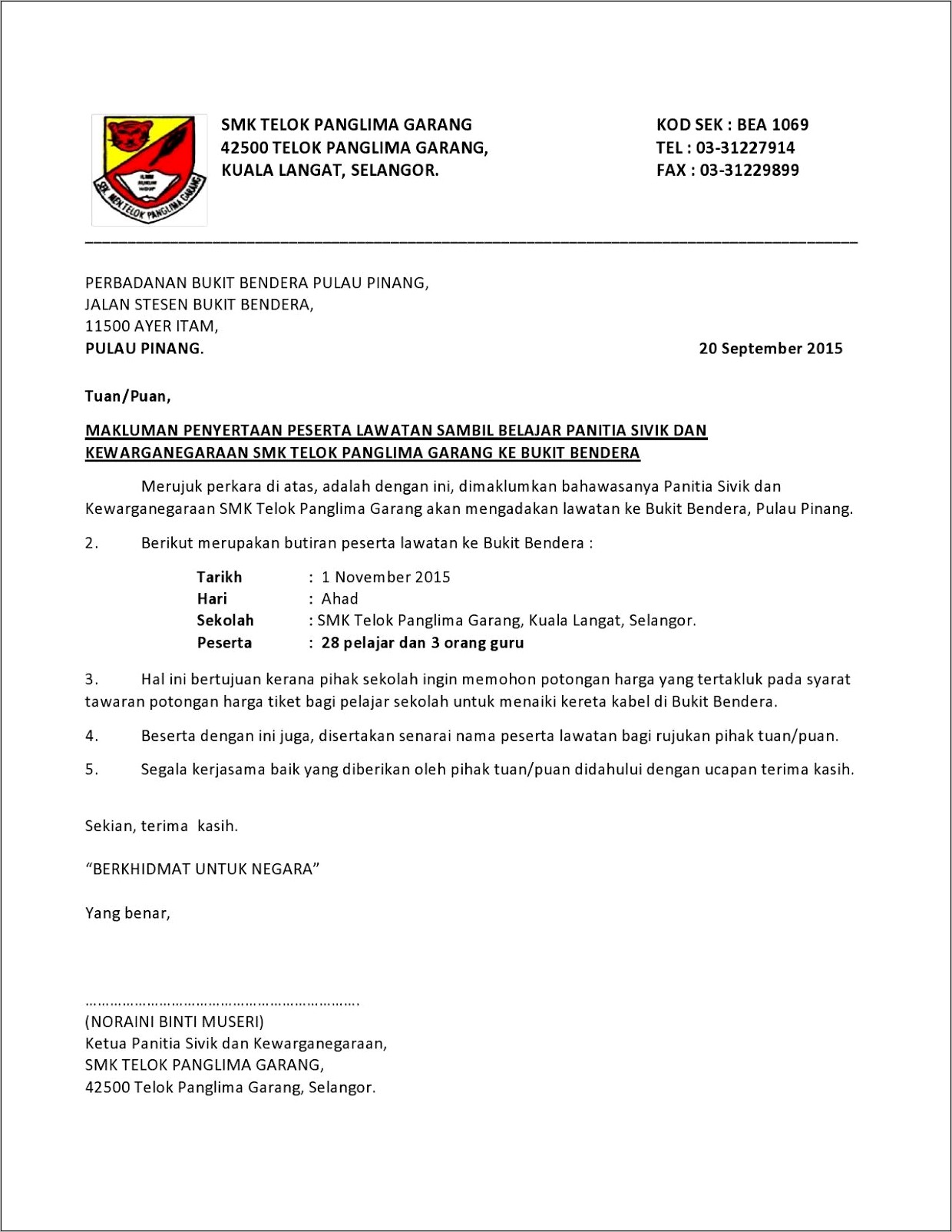 Contoh Surat Permohonan Tiket Pesawat