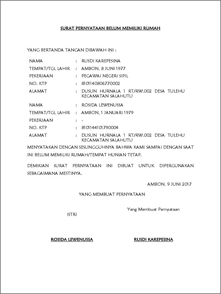 Contoh Surat Pernyataan Bahwa Lokasi Usaha Jauh Dari Tempat Ibadah