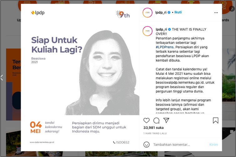 Contoh Surat Pernyataan Beasiswa Afirmasi